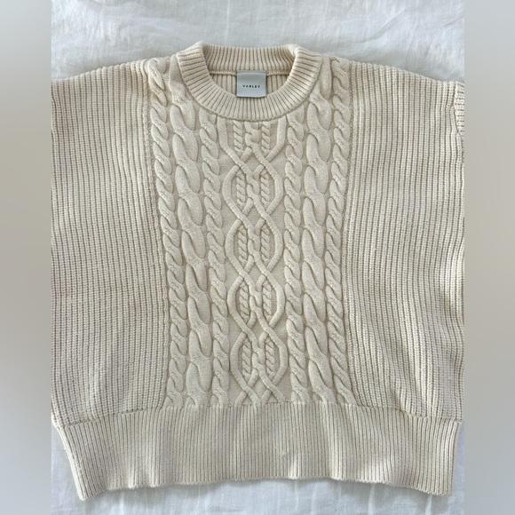 Varley Cream Cable Knit Sweater - Picture 2 of 8